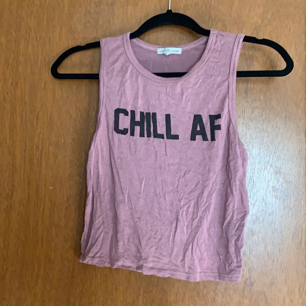 “Chill AF” Graphic Tank
